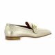 Spaziozero Mocassins cuir platine