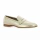 Spaziozero Mocassins cuir platine