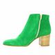 Spaziozero Boots cuir velours vert