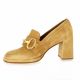 Pao Mocassins cuir velours camel