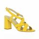 Vidi studio Nu pieds cuir jaune