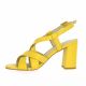 Vidi studio Nu pieds cuir jaune