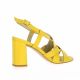 Vidi studio Nu pieds cuir jaune