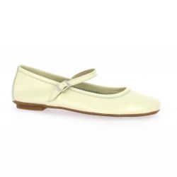 Reqins Ballerines cuir vernis ecru