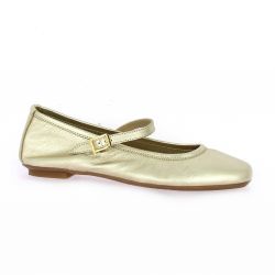 Reqins Ballerines cuir laminé platine Reqins Ballerines cuir laminé platine