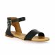 Creator Nu pieds cuir noir