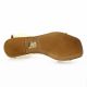 Creator Nu pieds cuir laminé or