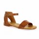 Creator Nu pieds cuir cognac