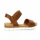 Creator Nu pieds cuir cognac