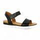 Creator Nu pieds cuir noir