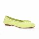 Reqins Ballerines cuir velours lime