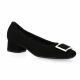 Reqins Ballerines cuir velours noir