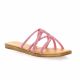 Hookipa Nu pieds cuir pailleté rose