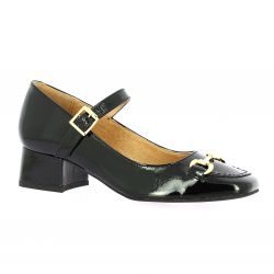 Pao Babies cuir vernis noir