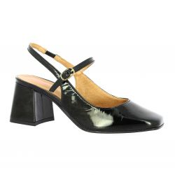 Pao Babies cuir vernis noir