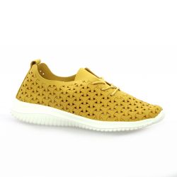 Eoligeros Baskets toile jaune