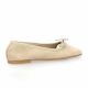 Gianni crasto Ballerines cuir velours nude