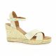 Pao Espadrille velours lamine beige