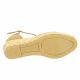 Pao Espadrille cuir velours camel