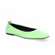 Gianni crasto Ballerines cuir vert d'eau