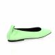 Gianni crasto Ballerines cuir vert d'eau