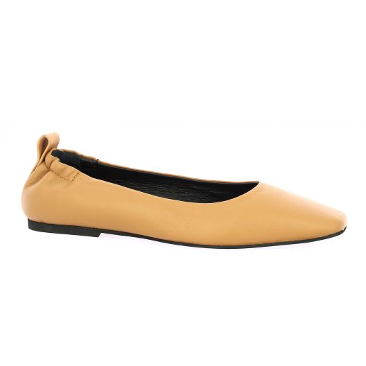 Gianni crasto Ballerines cuir cognac