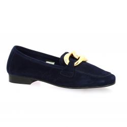 We do Mocassins cuir velours marine