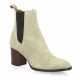 Exit Boots cuir velours beige