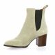 Exit Boots cuir velours beige