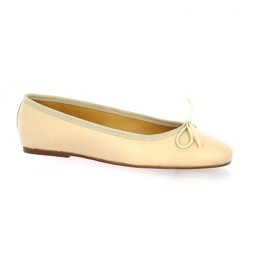 Gianni crasto Ballerines cuir nude