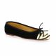 Gianni crasto Ballerines cuir velours zebre