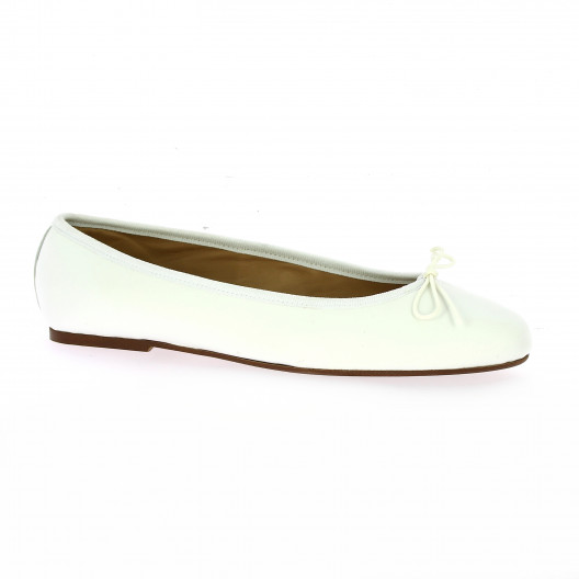 Gianni crasto Ballerines cuir blanc