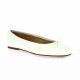 Gianni crasto Ballerines cuir blanc