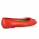 Gianni crasto Ballerines cuir rouge