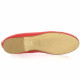 Gianni crasto Ballerines cuir rouge