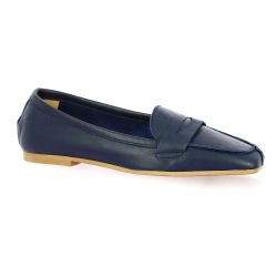 Gianni crasto Mocassins cuir marine