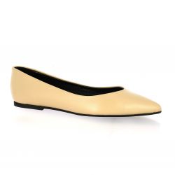 Gianni crasto Ballerines cuir nude