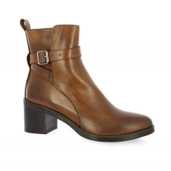 Gianni crasto Boots cuir cognac