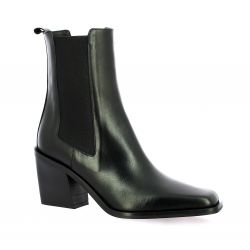 Fremilu Boots cuir noir