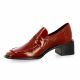 Fremilu Mocassins cuir vernis bordeaux