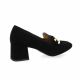 Vidi studio Mocassins cuir velours noir