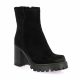 Spaziozero Boots cuir velours noir