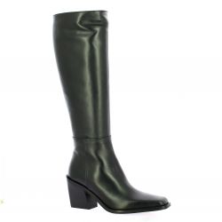 Fremilu Bottes cuir noir