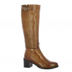 Gianni crasto Bottes cuir cognac