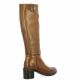 Gianni crasto Bottes cuir cognac