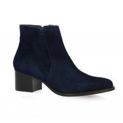 Vidi studio Boots cuir velours marine