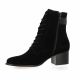 Vidi studio Boots cuir velours noir