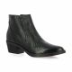 Vidi studio Boots cuir serpent noir