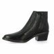 Vidi studio Boots cuir serpent noir