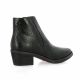 Vidi studio Boots cuir serpent noir